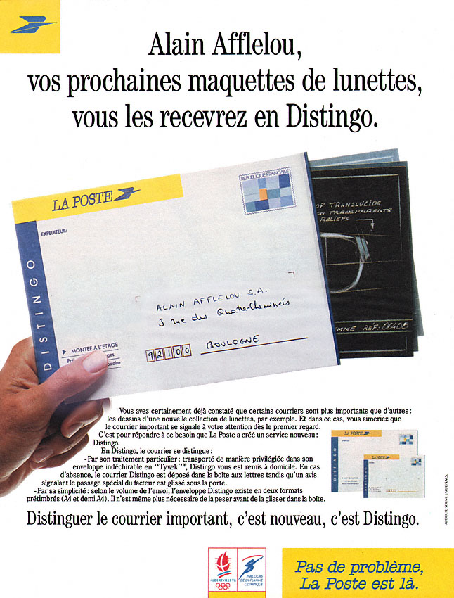 Publicité Ptt 1991