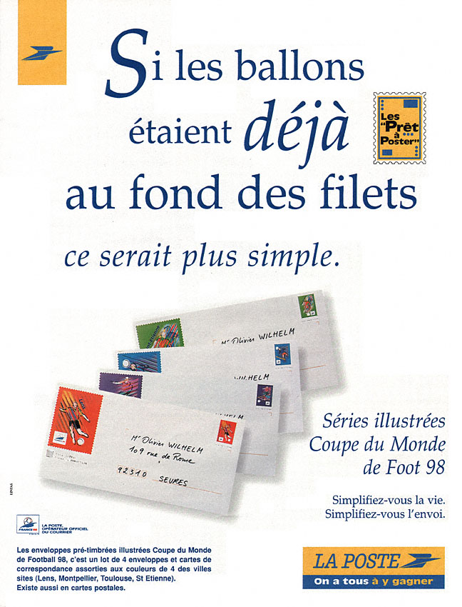 Publicité Ptt 1996