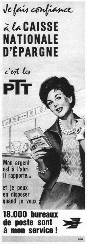 Publicité Ptt 1962