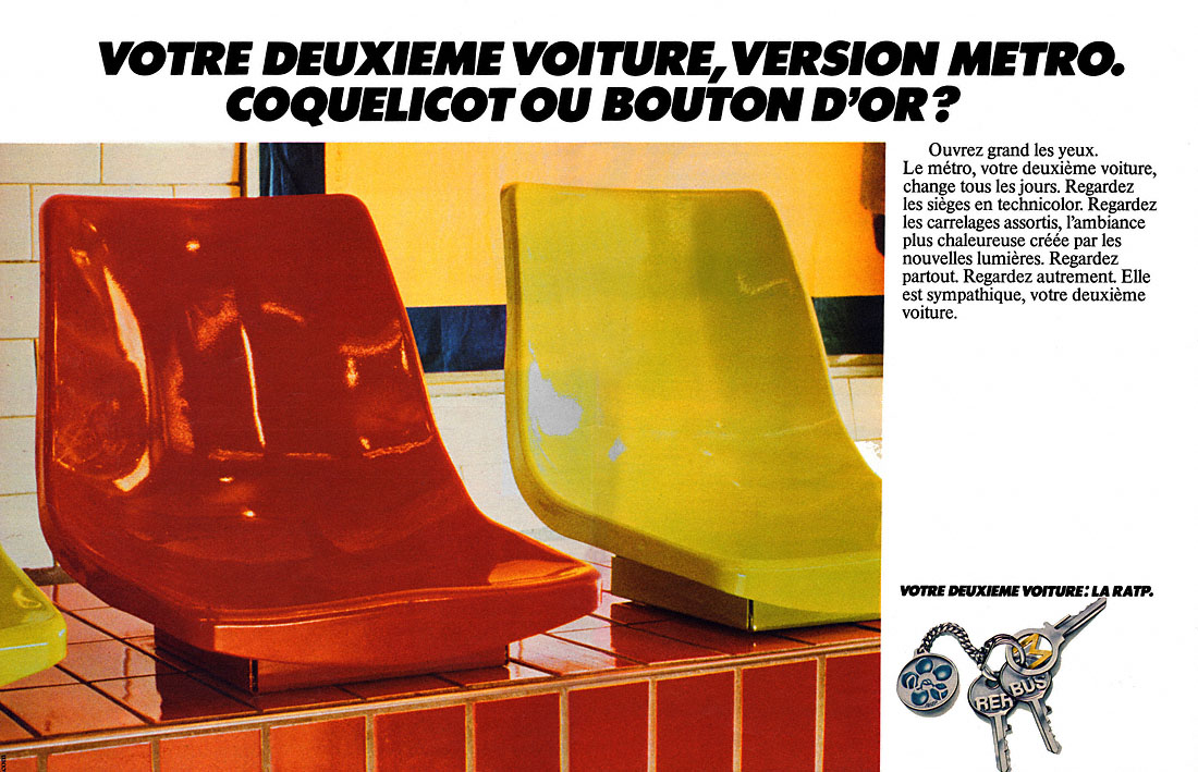 Publicité Ratp 1978
