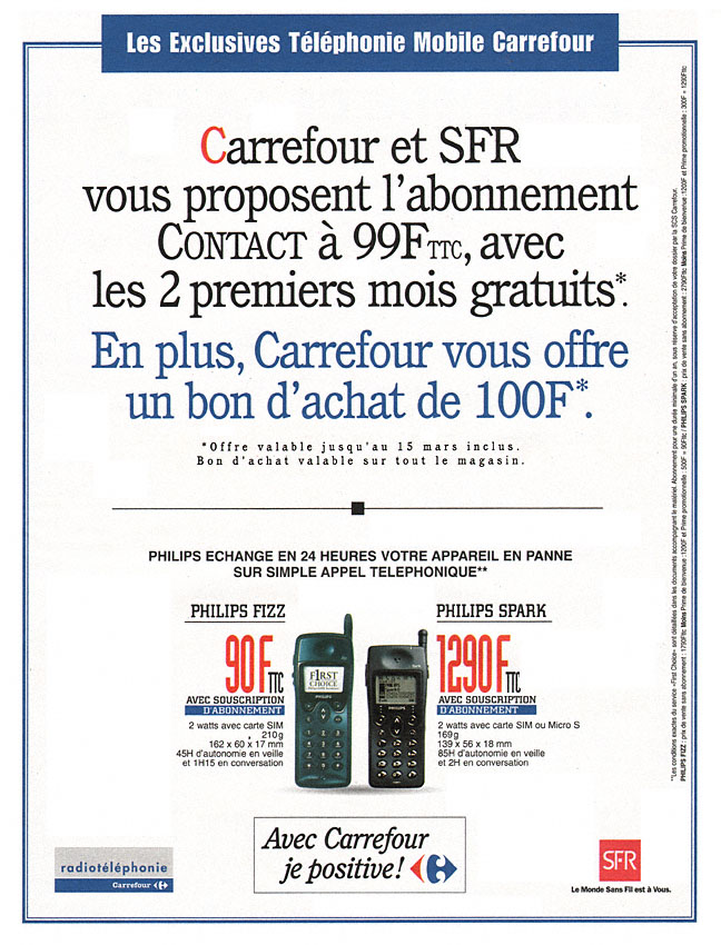 Publicité Sfr 1997
