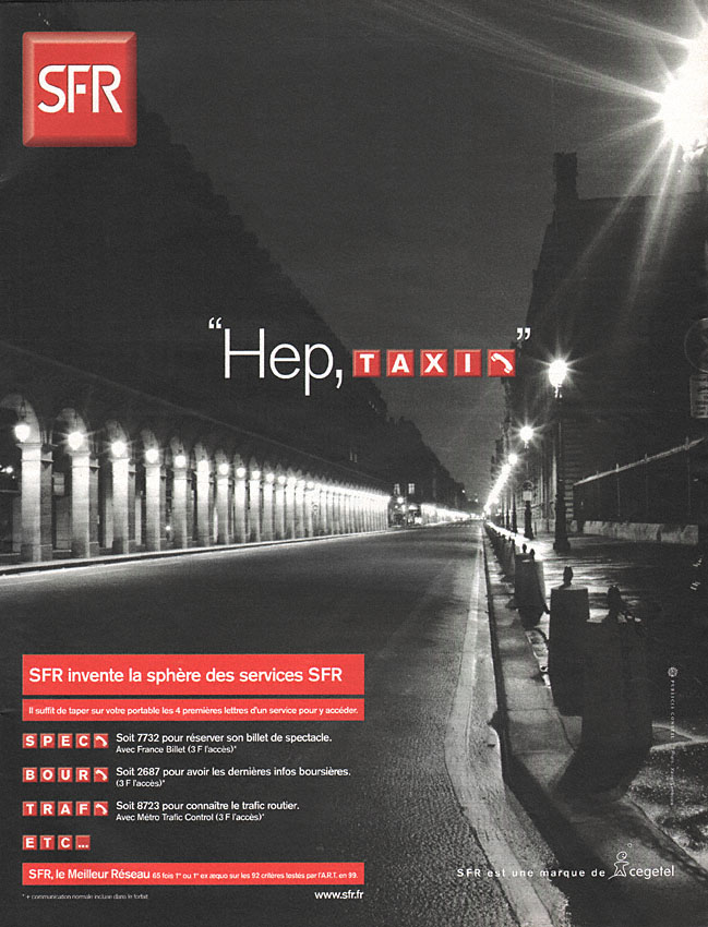 Publicité Sfr 2000