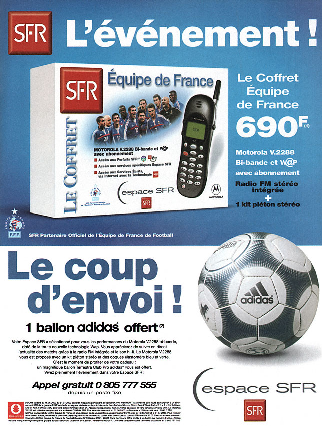Publicité Sfr 2000