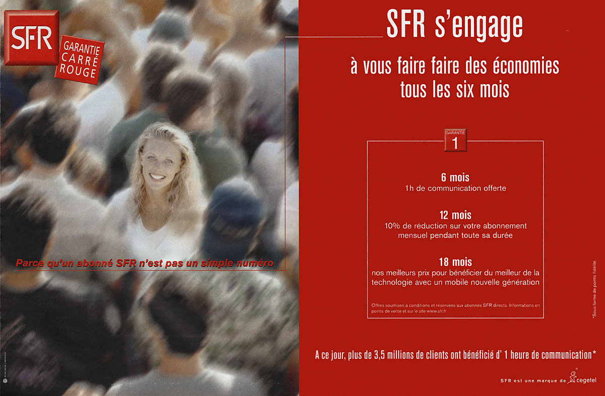 Publicité Sfr 2000