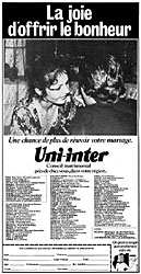 Publicité Uni-Inter 1979