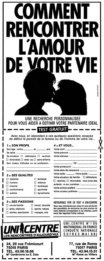 Publicité Zzdivers_SER5 1989
