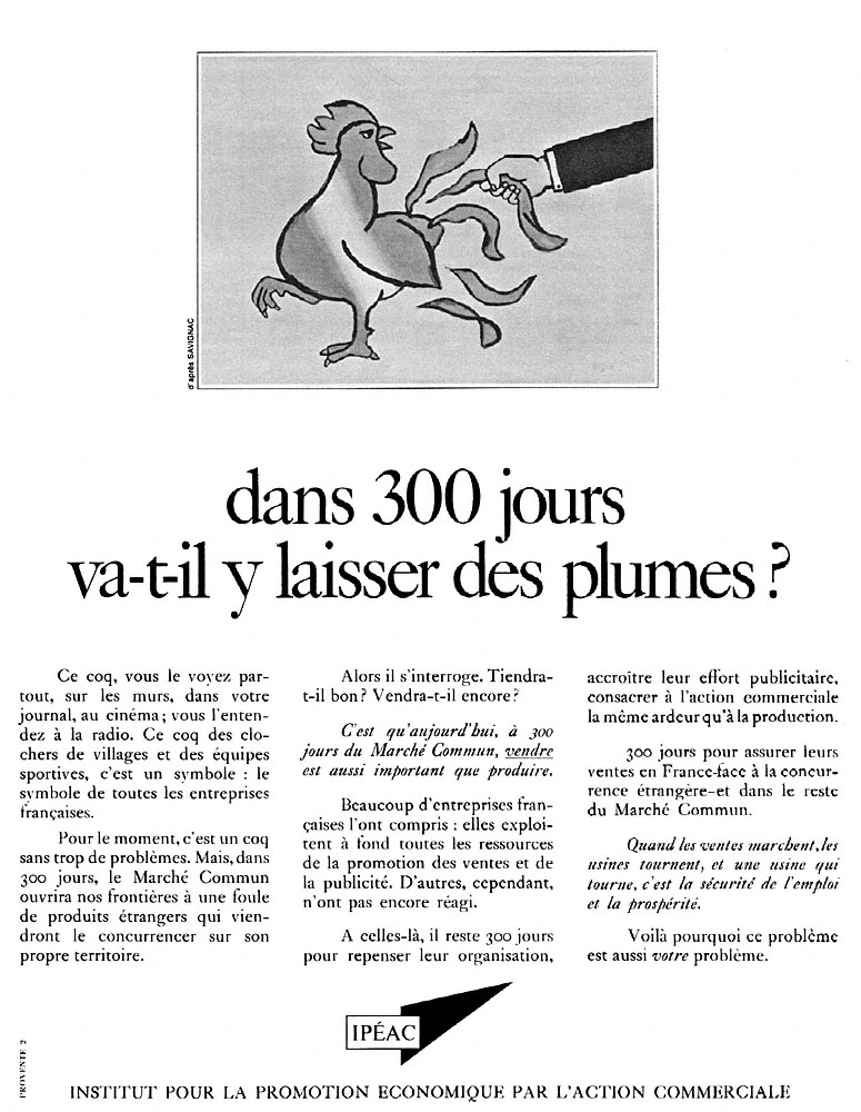 Publicit� Divers 1967