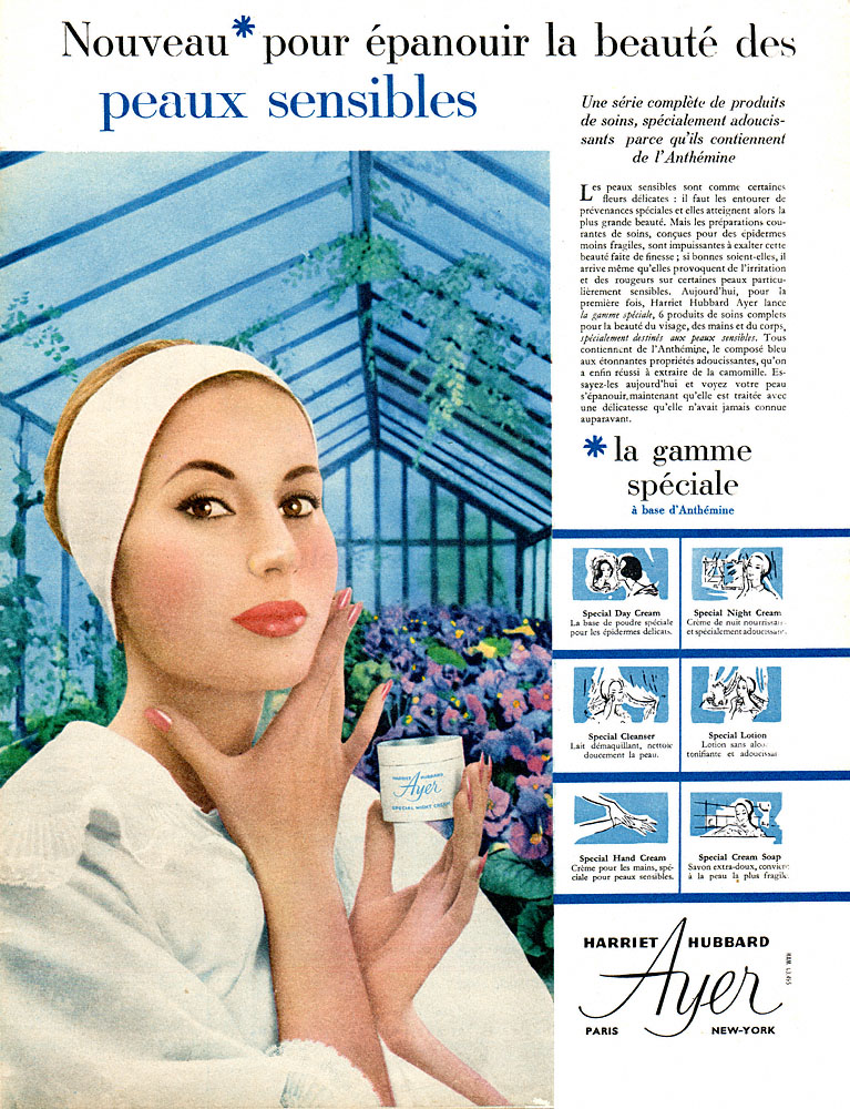 Publicité Ayer 1958