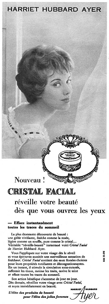 Publicité Ayer 1959