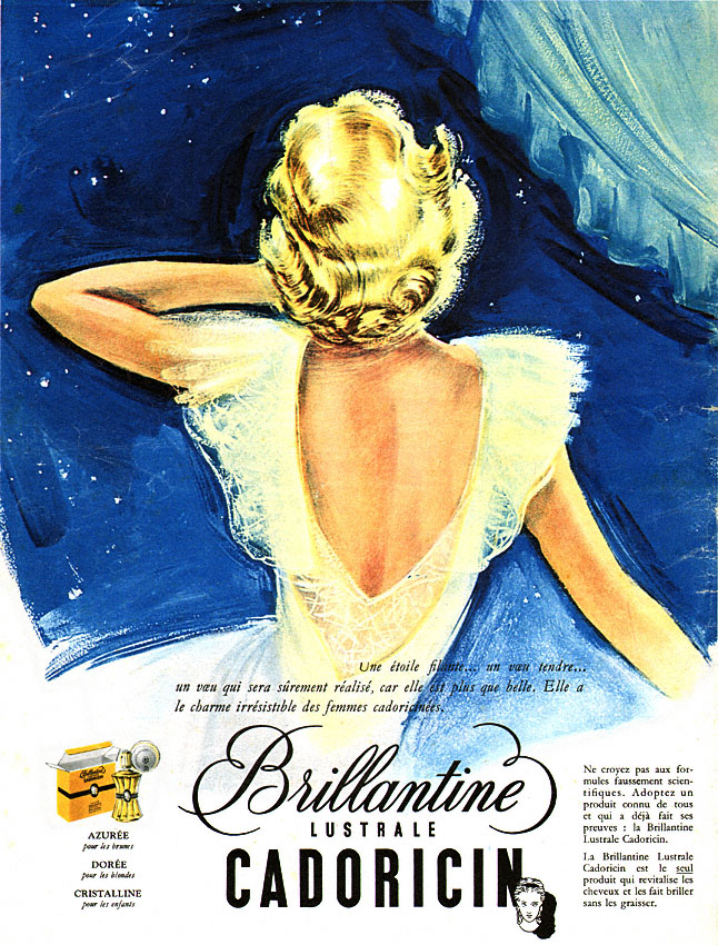 Publicité Cadoricin 1951