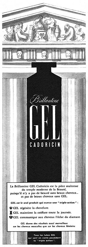 Publicité Cadoricin 1955
