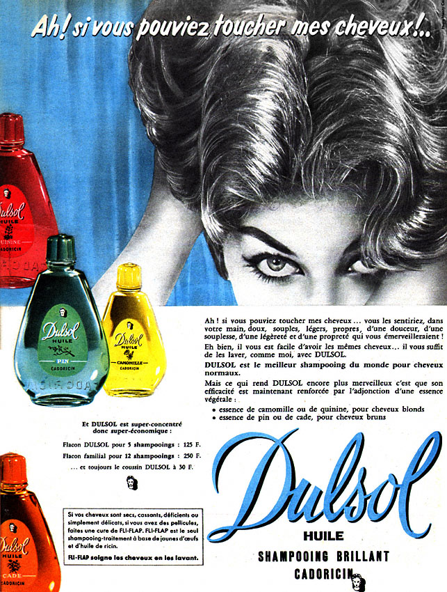 Publicité Cadoricin 1957