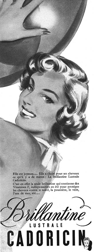 Publicité Cadoricin 1950