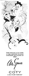 Publicit Coty 1950