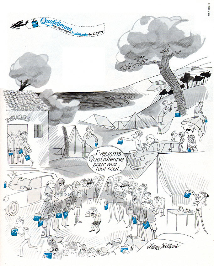 Publicité Coty 1968