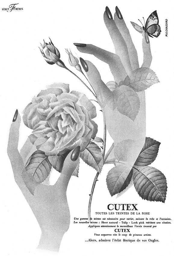 Publicité Cutex 1949