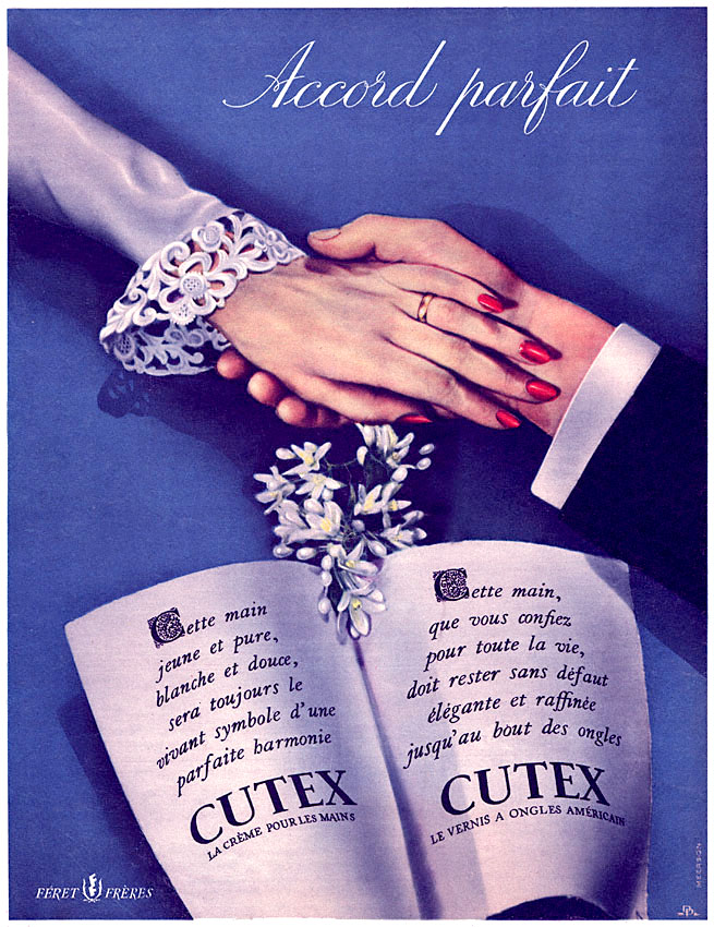 Publicité Cutex 1951