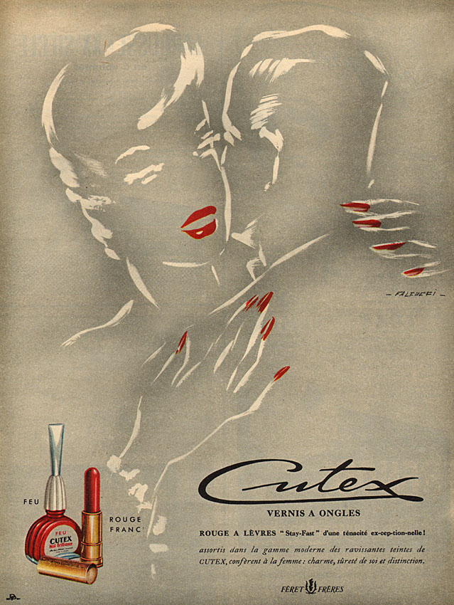 Publicité Cutex 1952