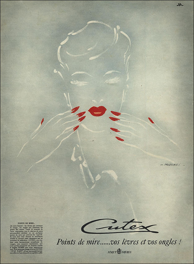 Publicité Cutex 1953