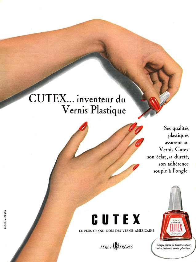 Publicité Cutex 1956