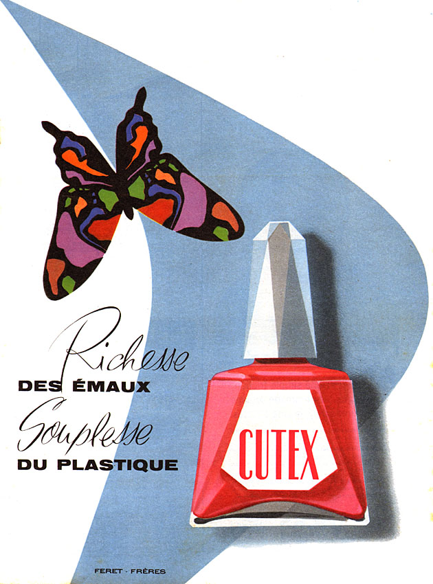 Publicité Cutex 1956