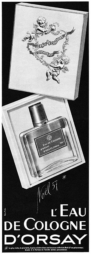 Publicité D'Orsay 1957