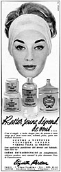 Publicit Elizabeth Arden 1959