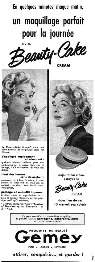 Publicité Gemey 1955