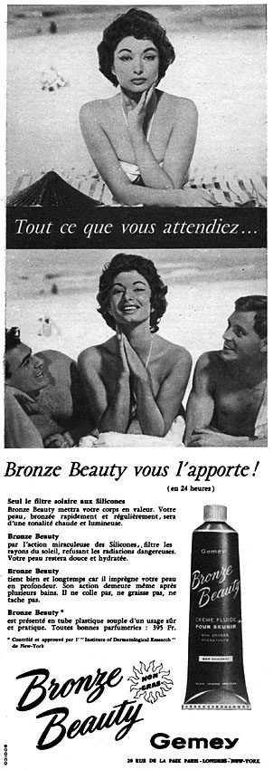 Publicité Gemey 1957