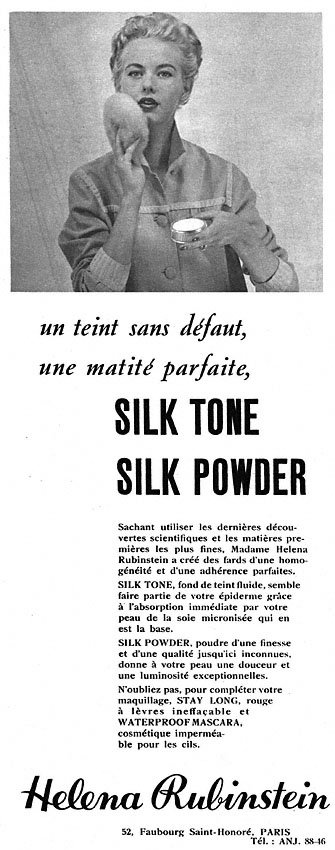 Publicité Helena Rubinstein 1953