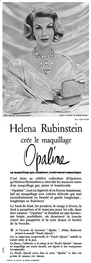 Publicité Helena Rubinstein 1956