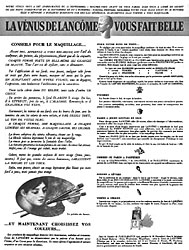 Publicit Lancme 1951