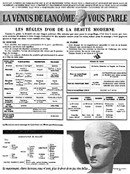 Publicit Lancme 1951