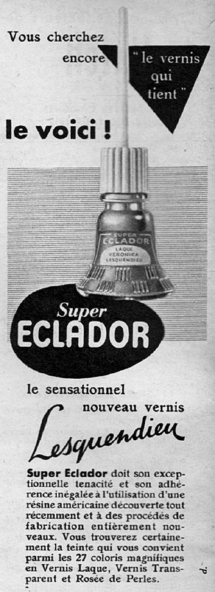 Publicité Lesquendieu 1953