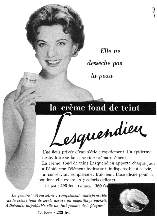 Publicité Lesquendieu 1954