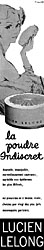 Publicit Lucien Lelong 1954