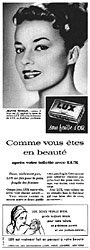 Publicit Lux 1957