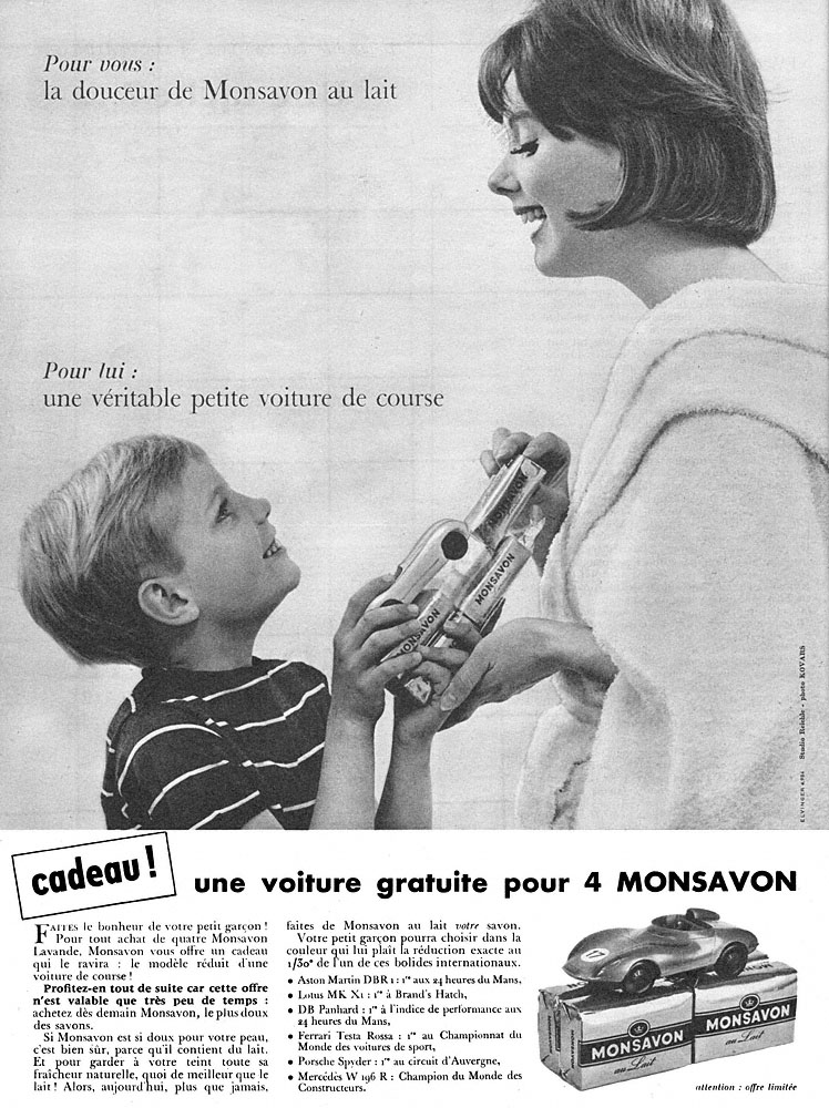 Publicité Monsavon 1961