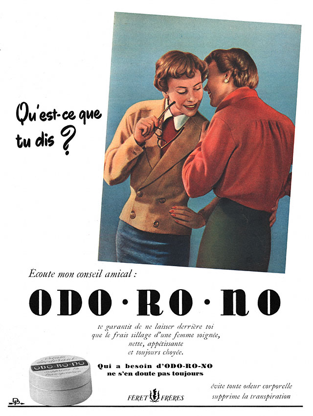 Publicité Odorono 1951