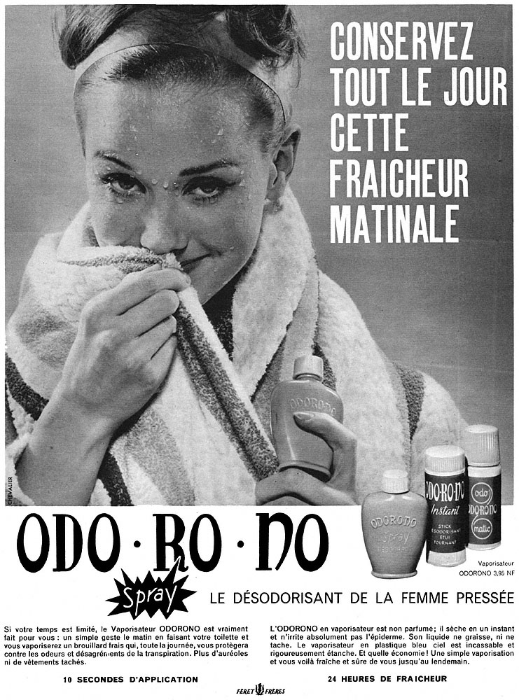 Publicité Odorono 1960