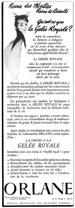 Publicité Orlane 1953