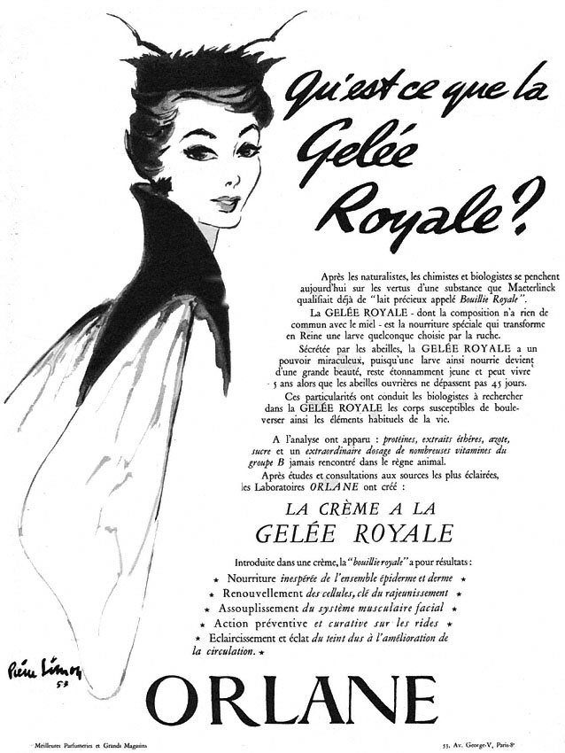 Publicité Orlane 1954