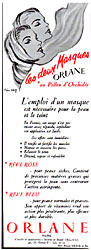 Publicité Orlane 1957
