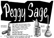 Marque Peggy Sage 1953
