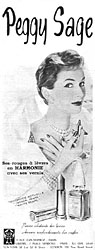 Marque Peggy Sage 1954