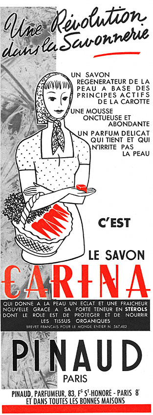 Publicité Pinaud 1951