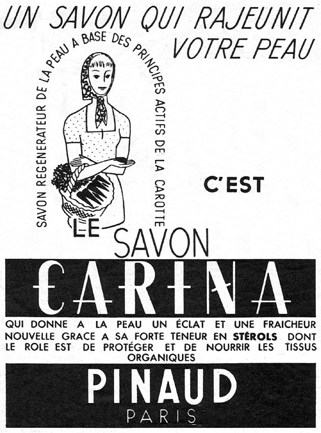 Publicité Pinaud 1952