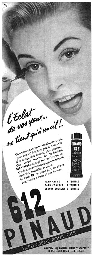 Publicité Pinaud 1956