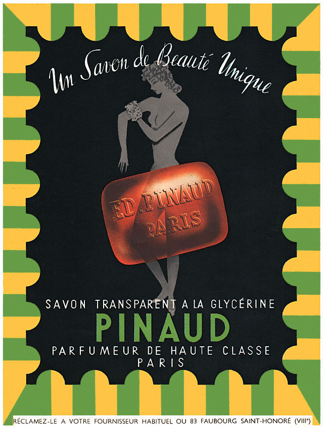 Publicité Pinaud 1950