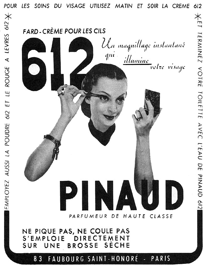 Publicité Pinaud 1950